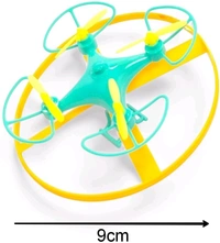 DEFT COPTER Toy Soar to New Heights with the Ultimate Handheld Flying Toy! | Exciting Flying Toy for Children | Dragonfly Copter | Red & Blue Colors (1884)