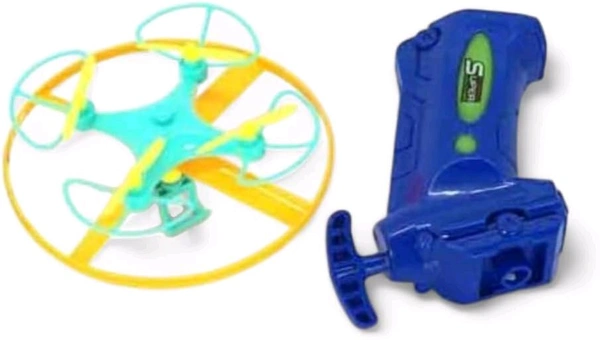 DEFT COPTER Toy Soar to New Heights with the Ultimate Handheld Flying Toy! | Exciting Flying Toy for Children | Dragonfly Copter | Red & Blue Colors (1884)