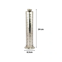 SS AGARBATTI STAND, Stainless Steel Agarbatti Stand – Safe & Elegant Incense Holder (1907)