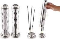 SS AGARBATTI STAND, Stainless Steel Agarbatti Stand – Safe & Elegant Incense Holder (1907)