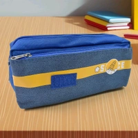 PENCIL ZIPPER POUCH  Pencil Pouch With Zipper (1 Pc / 2 Compartment ) (1959)