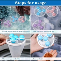 LINT CATCHER ROLLER  Laundry Ball Floating Pet Fur Lint Hair Catcher Household Reusable Washing Machine Floating Lint Mesh Bag Hair Filter Net Pouch Washing Lint Hair Remover Net, Mesh Bag Dryer (1921)