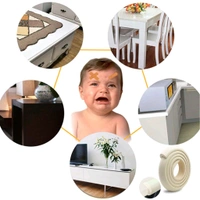 2MTR EDGE PROTECTOR Corner Proofing Edge Protector Safe Corner Cushion for Table, Baby Safety Bumper Guard,Furniture, Bed, Soft Rubber Corner Protectors for Kids (2 Mtr) (1965)