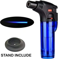 GUN LIGHTER Windproof Platinum Series Jet Flame Blow Gun Thrower Torch Lighter Barbeque Lighter with Stand (1 Psc) (1954)