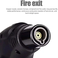 GUN LIGHTER Windproof Platinum Series Jet Flame Blow Gun Thrower Torch Lighter Barbeque Lighter with Stand (1 Psc) (1954)