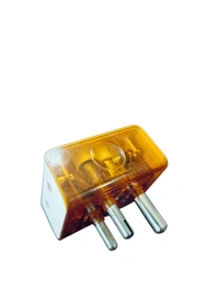 3PIN PLUG SOCKET 3 PIN Traveller Universal Socket Plug (Type D), Worldwide Travel Adaptor, Multi Plug, Conversion Plug, Surge Protection, Socket Connector (1955)