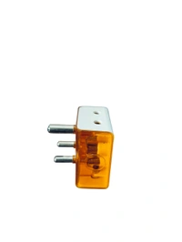 3PIN PLUG SOCKET 3 PIN Traveller Universal Socket Plug (Type D), Worldwide Travel Adaptor, Multi Plug, Conversion Plug, Surge Protection, Socket Connector (1955)