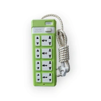 GK-924 EXTENSION BOARD  4+1 Spike Guard (with Master Switch, Indicator, Safety Shutter, International Sockets) (1953)