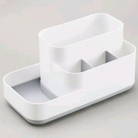 5COM DESK HOLDER Plastic Multipurpose 5 Compartment Bathroom Desk Organizer Holder (1 Pc) (1977)