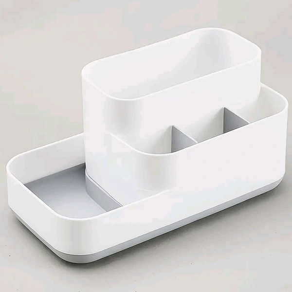 5COM DESK HOLDER Plastic Multipurpose 5 Compartment Bathroom Desk Organizer Holder (1 Pc) (1977)