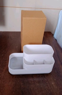 5COM DESK HOLDER Plastic Multipurpose 5 Compartment Bathroom Desk Organizer Holder (1 Pc) (1977)