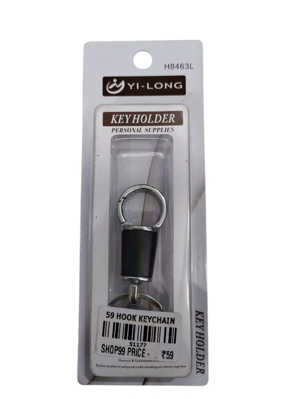 59 Hook Keychain - "Fancy Hook Keychain with Steel Body  Stylish & Durable Key Holder" (374)