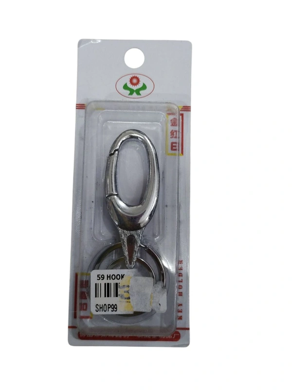 59 Hook Keychain - "Fancy Hook Keychain with Steel Body  Stylish & Durable Key Holder" (374)