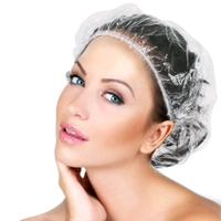 Disposable Shower Cap, Pack of 10 Disposable Shower Caps – Waterproof & Elastic for Hair Protection(1562) - Pack of 10