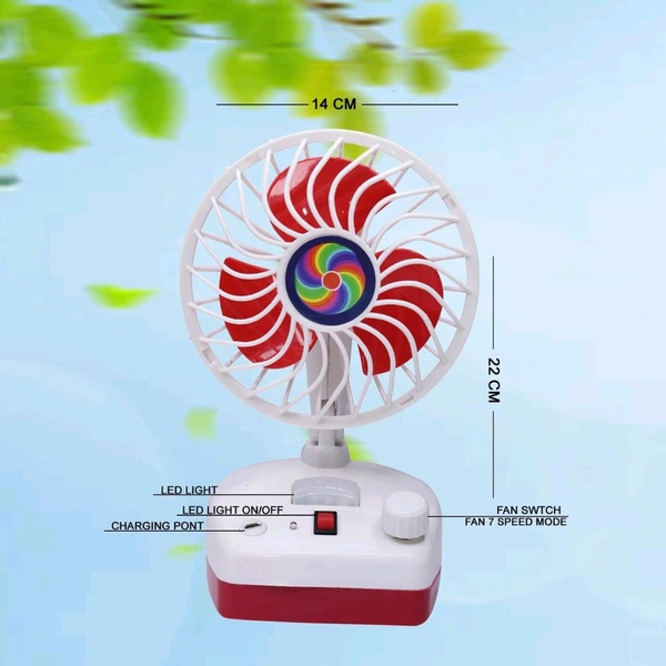 DP RECHARGEABLE FAN l DP Rechargeable Mini Fan – Portable, Powerful & Long-Lasting Cooling