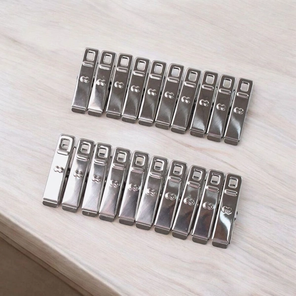 Stainless Steel Cloth Clip Pack of 20 Pcs - Pack of 20