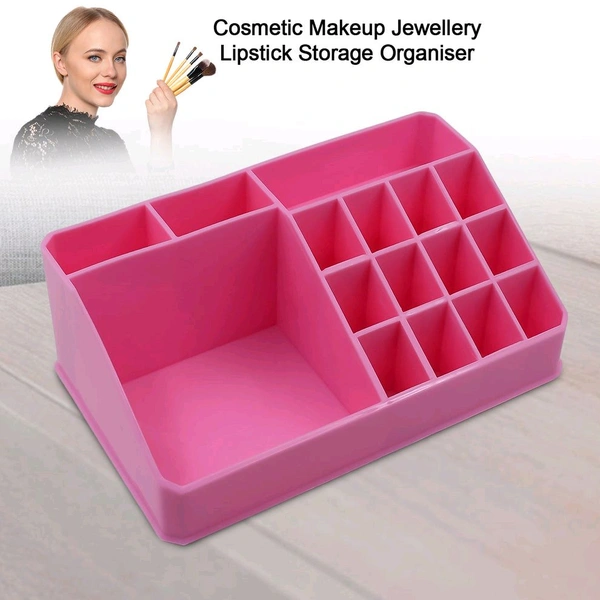 Makeup Organiser Box - Makeup Organiser Cosmetic Makeup Lipstick Storage Box with Drawer Plastic Case Holder Skin Care Products