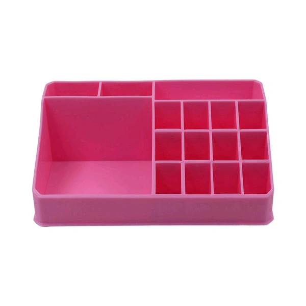 Makeup Organiser Box - Makeup Organiser Cosmetic Makeup Lipstick Storage Box with Drawer Plastic Case Holder Skin Care Products