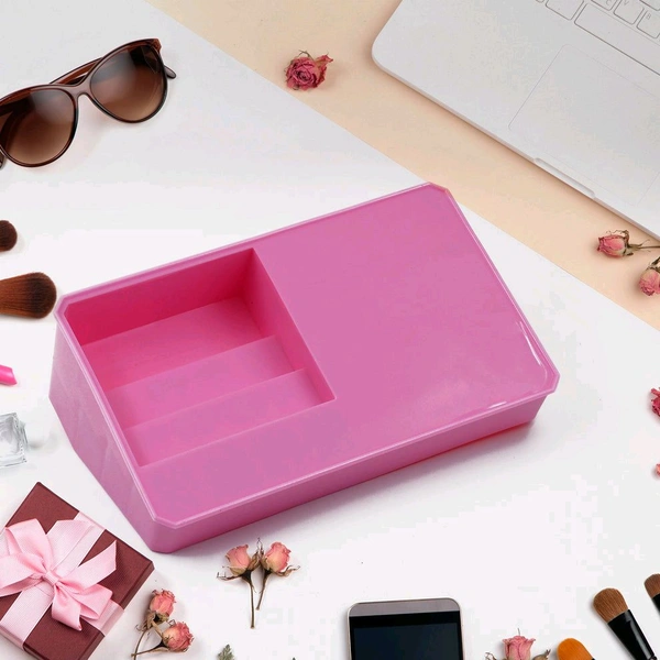 Makeup Organiser Box - Makeup Organiser Cosmetic Makeup Lipstick Storage Box with Drawer Plastic Case Holder Skin Care Products