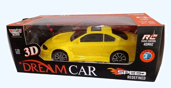 3D DREAM CAR REMOTE, Stylish & High-Speed RC Vehicle (580)
