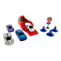 METAL CAR LAUNCHER, High-Speed Die-Cast Racing Action! (1719)