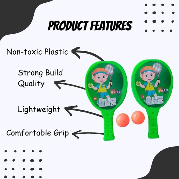 TABLE TANIS RACKET S Badminton Plastic Racquet/Racket Ball Toy for Kids  (133)