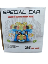 SMOKE STUNT CAR, 360° Rotating RC Car with LED Lights & Real Smoke Effect for Kids  (2240)