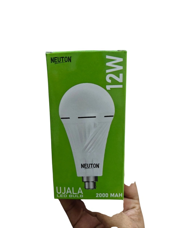 12W NUETON INVERTOR BULB, NEUTON 12W Inverter Rechargeable LED Bulb | Auto Light During Power Cut | Upto 4 Hours Backup(2390)