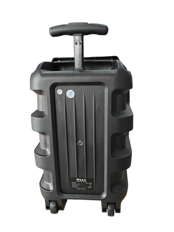 WS-1100 TROLLY SPEAKER, WS-1100 Trolley Speaker Wireless Bluetooth Speaker with Mic, Portable PA System(2499)