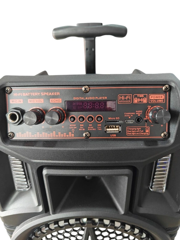 WS-1100 TROLLY SPEAKER, WS-1100 Trolley Speaker Wireless Bluetooth Speaker with Mic, Portable PA System(2499)