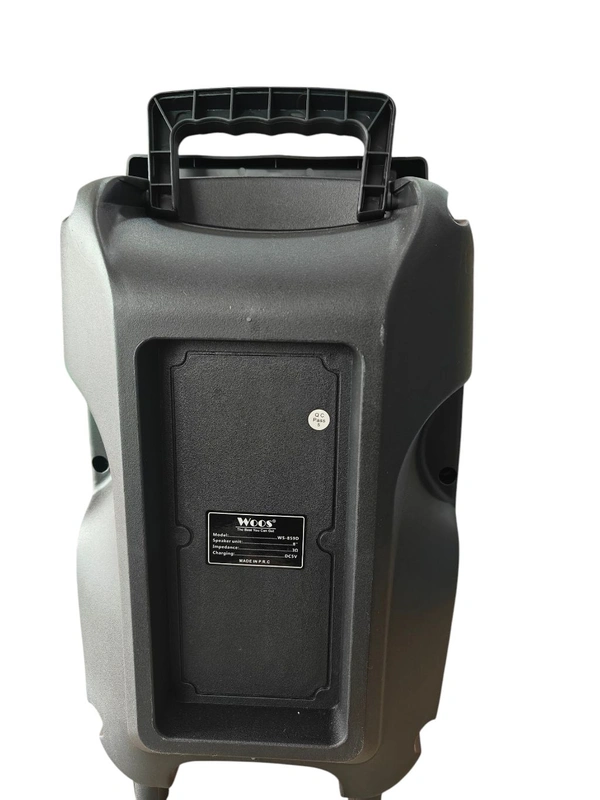WS-859D TROLLY SPEAKER, WS-859D Trolley Speaker Wireless Bluetooth Speaker with Mic & RGB Lights(2500)