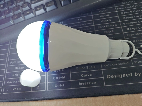 LIVON INVERTER BULB,LIVON Inverter LED Bulb with 2000mAh Rechargeable Battery | Backup Emergency Light for Power Cuts, Energy Saving LED Bulb(2516)