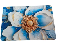 5D WATER ABSORB MAT SQUARE , 5D Water Absorbent Square Mat – Quick-Dry, Anti-Slip Soft Floor Rug for Bathroom, Kitchen & Entryway(1374)