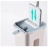 SCRATCH CLEANING MOP, Effortless Floor Cleaning with Built-In Scraper Technology  (687)
