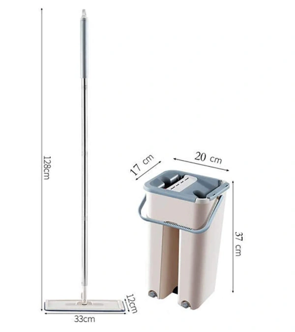SCRATCH CLEANING MOP, Effortless Floor Cleaning with Built-In Scraper Technology  (687)