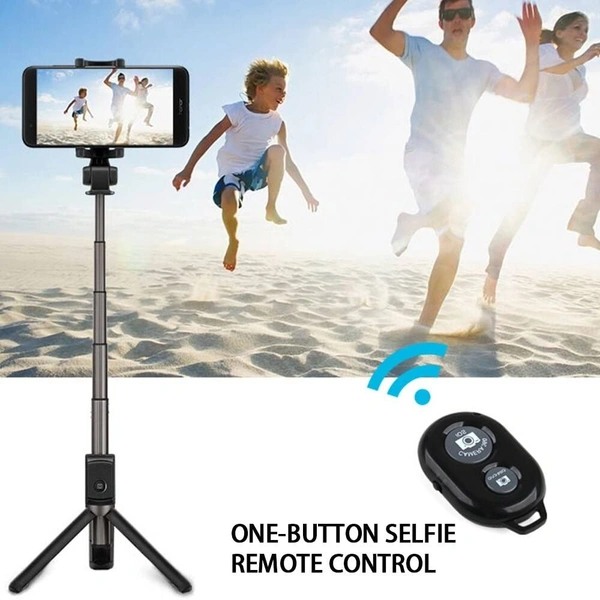 SELFIE REMOTE, Bluetooth Shutter Remote Control for Smartphones – Wireless Camera Clicker for Photos & Videos | Hands-Free Selfie Remote for iOS & Android Phones & Tablets (Black)(2717)