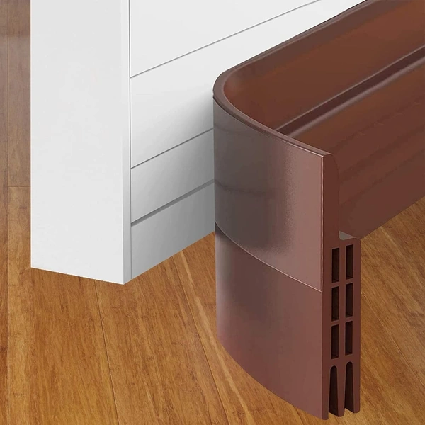 SILICON DOOR STRIP l 1 meter Silicon Door Guard Strip l Self Adhesive Strip for Secure Home from Mosquito - White, Pack of 1 Roll