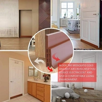 SILICON DOOR STRIP l 1 meter Silicon Door Guard Strip l Self Adhesive Strip for Secure Home from Mosquito - White, Pack of 1 Roll
