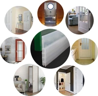SILICON DOOR STRIP l 1 meter Silicon Door Guard Strip l Self Adhesive Strip for Secure Home from Mosquito - White, Pack of 1 Roll