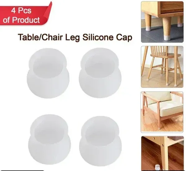 4PCS SILICON PAD, Silicone Furniture Feet Pads for Chair Legs – 4 Pcs | Anti-Scratch & Noise-Reducing Floor Protectors(2422)