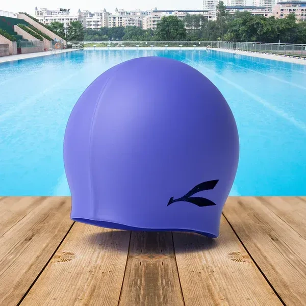 SILICON SWIMMING CAP, Waterproof, Comfortable & Stretchable Swim Cap for Men, Women & Kids (2228) - Mix Color