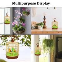 MUSIC PINJRA BIRD, Fizzytech Singing & Chirping Bird Toy in Cage | Touch-Sensor Musical Bird, Battery Operated Educational Toy for Kids | Cute Home Decor & Garden Decoration Gift(2708)