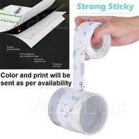 ADHESHIVE TAP ROLL 2M, Sink Adhesive Waterproof Tape for Kitchen, Bathroom & Home | Self-Adhesive Sealing Strip, Random color and design(961)