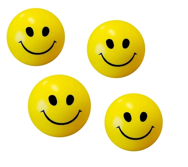 2PCS SMILY BALLS, 2 Pcs Smiley Squeeze Balls – 2 Inch Mini Stress Relief Balls for Kids & Adults | Happy Face Fidget Sensory Balls for Anxiety, Hand Exercise & Party Favors(624)