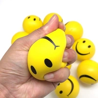 2PCS SMILY BALLS, 2 Pcs Smiley Squeeze Balls – 2 Inch Mini Stress Relief Balls for Kids & Adults | Happy Face Fidget Sensory Balls for Anxiety, Hand Exercise & Party Favors(624)