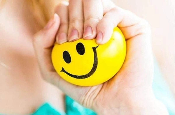 12PCS SMILY BALLS, Smiley Balls Pack of 12 – Soft Stress Relief Balls for Kids & Adults | Hand Exercise, Play Balls for Children, Stress Buster Squeeze Balls(2699)