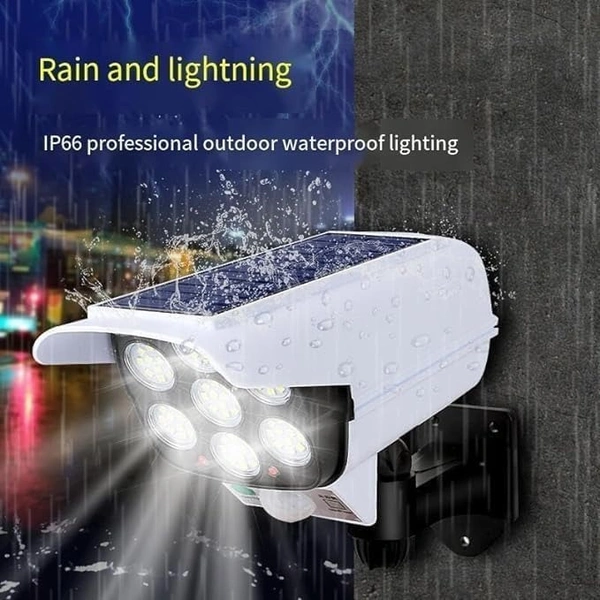 CAMERA SHAPE SOLAR LIGHT, Solar Motion Sensor Security Light 77 LED | Camera-Shaped Waterproof Wall Lamp with Remote Control for Home & Garden(2655)