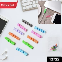 10PCS CABLE PROTECTOR, Spiral Charger Cable Protector Data Cable Saver Charging Cords Protective for All Universal Cable Cover(2414)