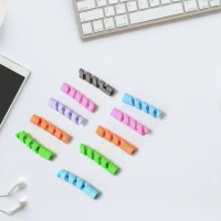 10PCS CABLE PROTECTOR, Spiral Charger Cable Protector Data Cable Saver Charging Cords Protective for All Universal Cable Cover(2414)