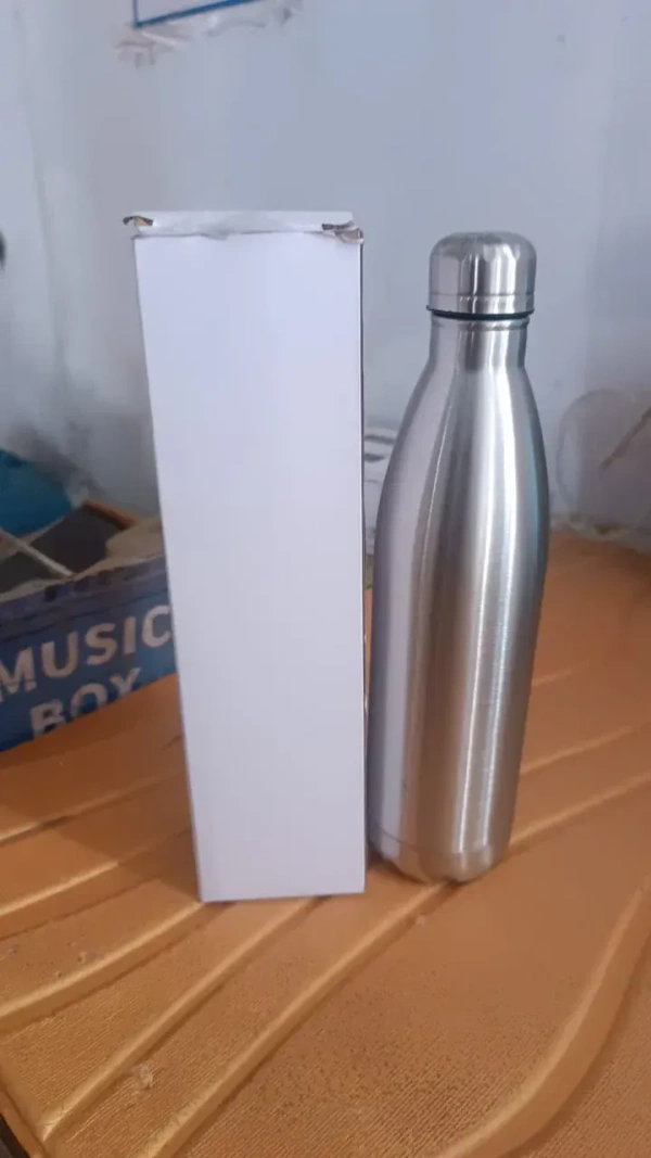 1000ML STEEL WATER BOTTEL, Stainless Steel Water Bottle Approx 1000ML (1 Pc)(826)